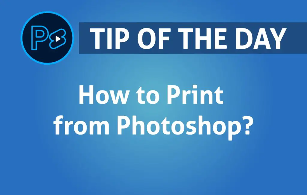 How to Print from Photoshop